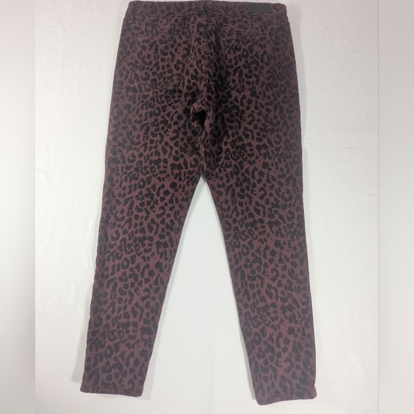 Social Standard Sanctuary Mid Rise Ankle Skinny Leopard Print Pants Size 12 - Picture 11 of 12